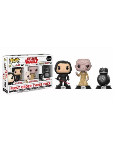 es::Star Wars Episode VIII Pack de 3 Figuras POP! Vinyl First Order 9 cm
