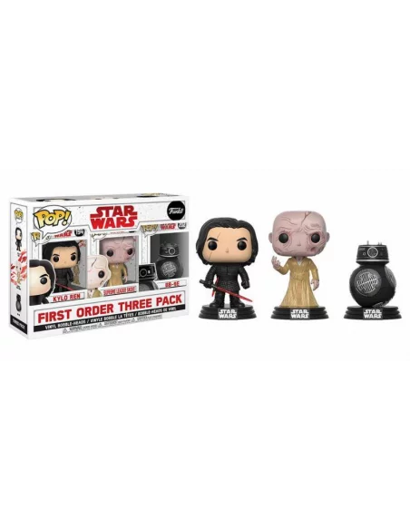 es::Star Wars Episode VIII Pack de 3 Figuras POP! Vinyl First Order 9 cm