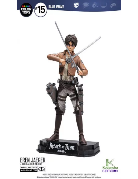 es::Attack on Titan Figura Color Tops Eren Jaeger 18 cm