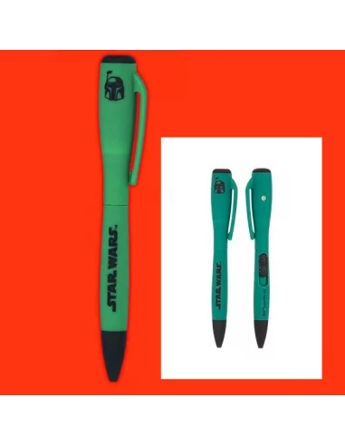 Star Wars Bolígrafo Boba Fett proyector luz-10