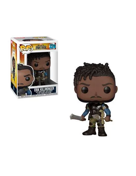 es::Black Panther Movie POP! Movies Vinyl Figura Erik Killmonger 9 cm