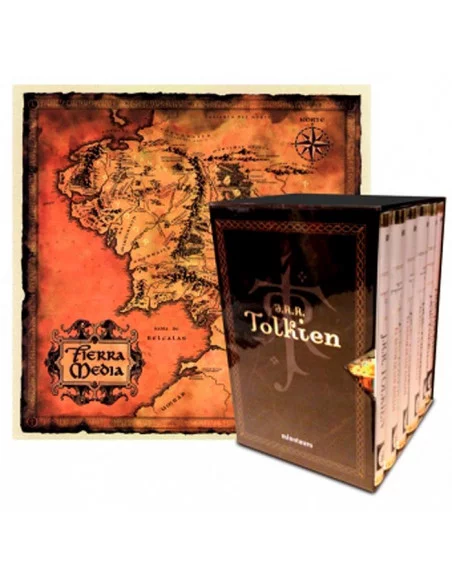 es::Estuche Tolkien 6 vols. + mapa + postales