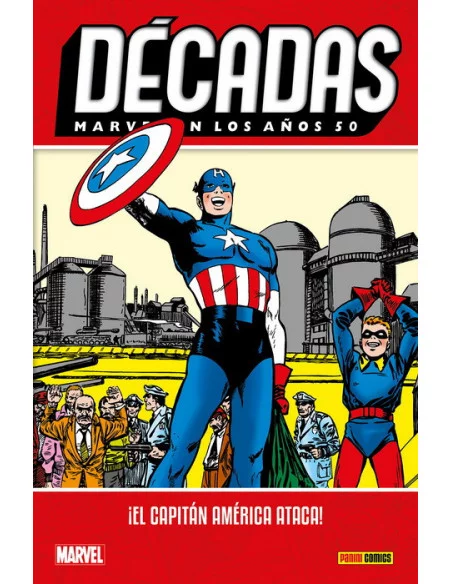 es::Décadas. Marvel en los años 50. ¡El Capitán América ataca! 