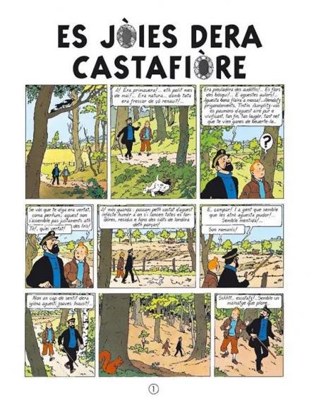 Es aventures de Tintin: Es jòies dera Castafiòre-11