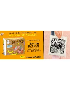 es::Plétora de Piñatas. Pack 3 volúmenes + bolsa de tela 2