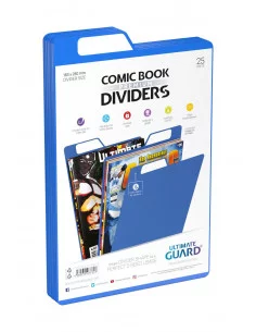 es::Ultimate Guard Premium Comic Book Dividers Separadores para Cómics Azul 25