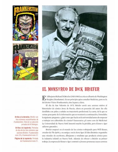 es::Frankenstein de Dick Briefer. Biblioteca de cómics de terror de los años 50 Vol. 2