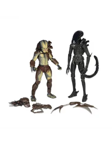 es::Alien vs. Predator Pack de 2 Figuras Renegade Predator vs. Big Chap Alien 18 cm