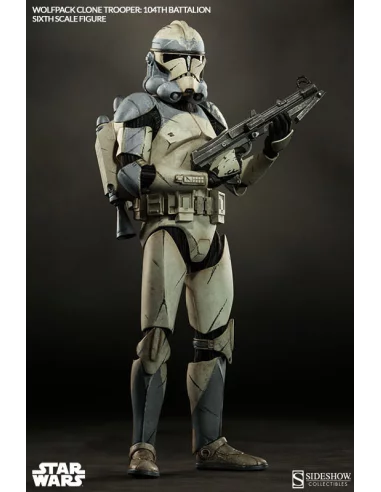Star Wars Figura 1/6 Wolfpack Clone Trooper 104th