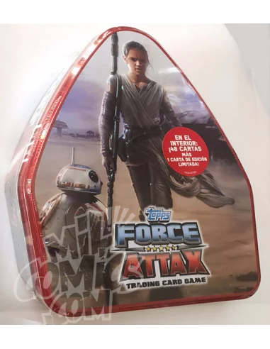 Force Attax Star Wars Episodio VII Lata grande Rey