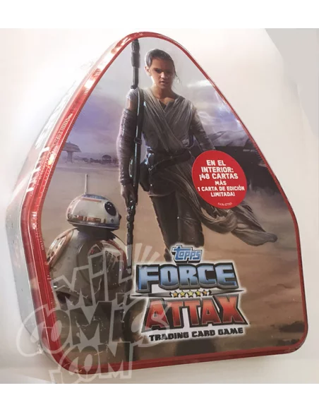 Force Attax Star Wars Episodio VII Lata grande Rey