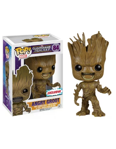 es::Guardianes de la Galaxia POP! Vinyl Cabezón Angry Groot Exclusive 10 cm