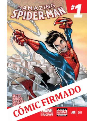 The Amazing Spider-man 1 2014 Firmado por David