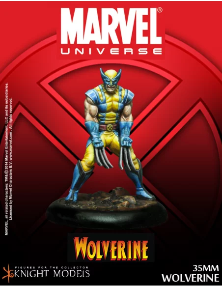 Wolverine Lobezno 35 Mm. - Figura de metal para 