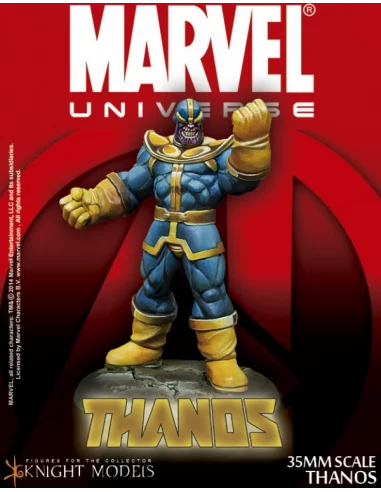 Marvel Universe: Thanos 35 mm - Figura de metal 