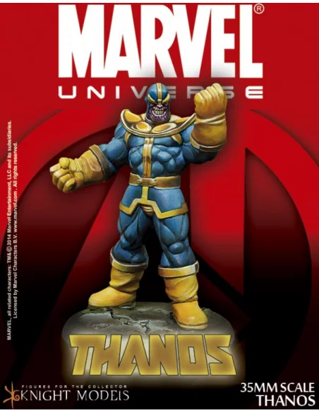 Marvel Universe: Thanos 35 mm - Figura de metal 