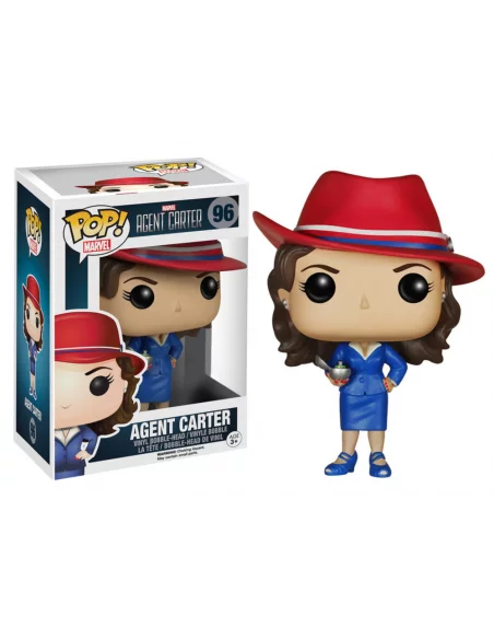 es::Marvel Comics: Agent Carter POP! Marvel Vinyl Cabezón Agente Carter 9 cm