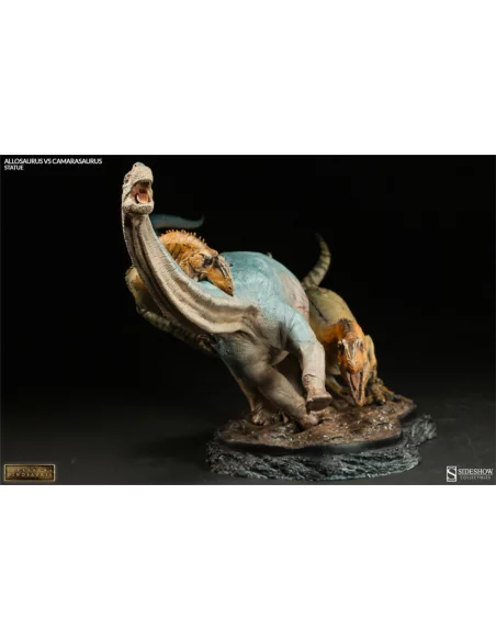 es::Sideshow's Dinosauria Estatua Allosaurus vs. Camarasaurus