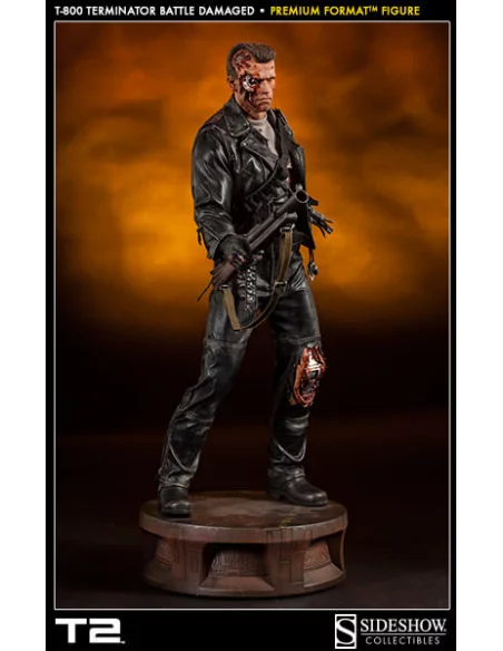 T-800 Battle Damaged - Estatua Premium Format 1/4 