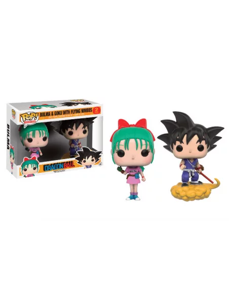 es::Dragonball Z Pack de 2 POP! TV Vinyl Figuras Goku & Bulma 9 cm