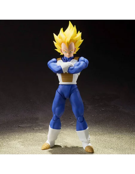 es::Dragon Ball Z Super Saiyan Vegeta Figura 13,5 cm SH Figuarts