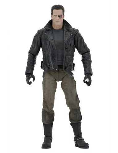 es::Terminator Figura Ultimate Police Station Assault T-800 Motorcycle Jacket 18 cm