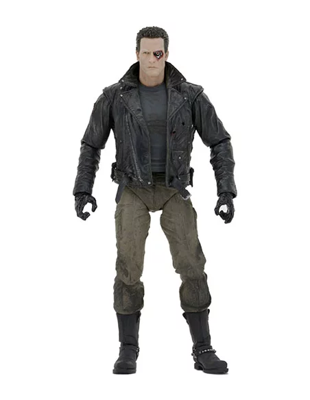 es::Terminator Figura Ultimate Police Station Assault T-800 Motorcycle Jacket 18 cm