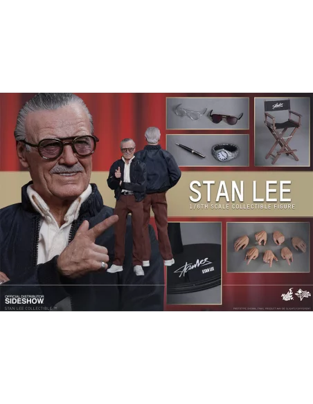 es::Stan Lee Figura Movie Masterpiece 1/6 30 cm Hot Toys