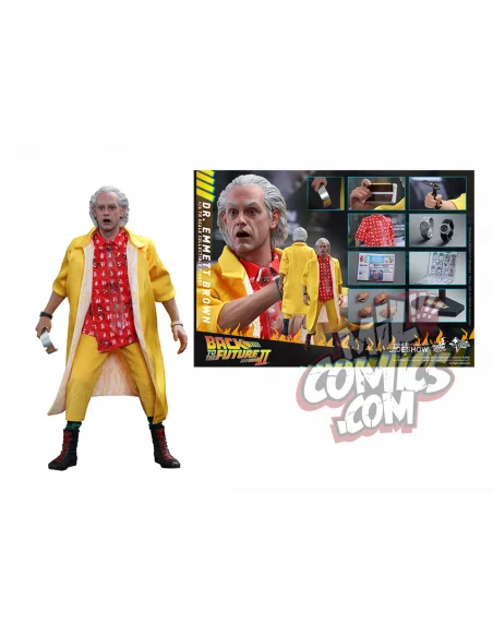 es::Regreso al Futuro II Figura 1/6 Dr Emmett Brown Hot Toys 30 cm