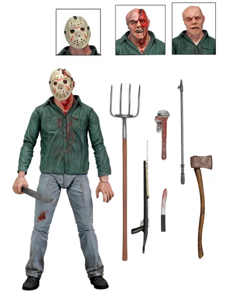 es::Viernes 13 Parte 3 Figura Ultimate Jason 18 cm