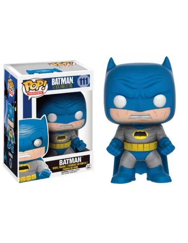 es::Batman The Dark Knight Returns POP! Heroes Figura Batman Blue Costume 9 cm
