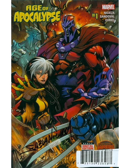 es::Age of Apocalypse 2015 1 DF Signed by Fabian Nicieza