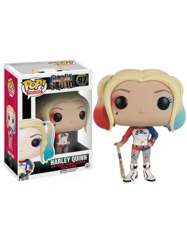 es::Escuadrón Suicida POP! Heroes Vinyl Figura Harley Quinn 9 cm