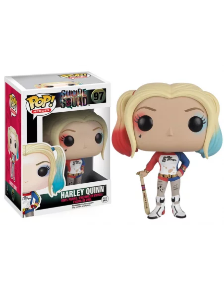 es::Escuadrón Suicida POP! Heroes Vinyl Figura Harley Quinn 9 cm