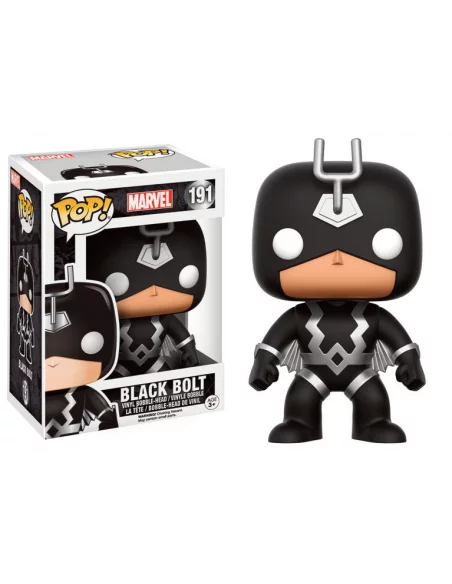 es::Marvel Comics POP! Marvel Vinyl Cabezón Black Bolt 9 cm