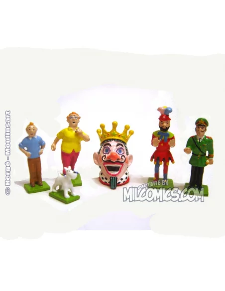 es::MINI SERIE TINTÍN Y LOS PÍCAROS - 6 Minifiguritas de plomo Tintín