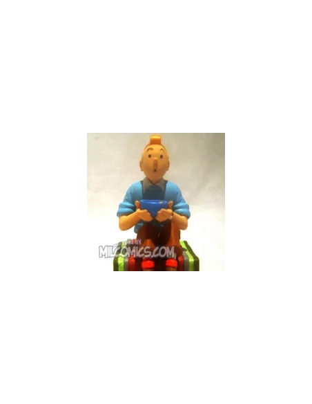 es::TINTÍN SENTADO TIBET PEQUEÑO - Figura PVC Tintín