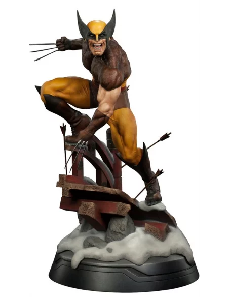 es::Marvel Estatua Premium Format 1/4 Wolverine Brown Costume 50 cm