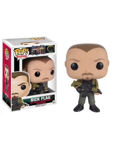 es::Escuadrón Suicida POP! Heroes Vinyl Figura Rick Flag 9 cm