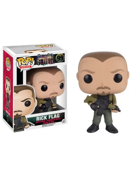 es::Escuadrón Suicida POP! Heroes Vinyl Figura Rick Flag 9 cm