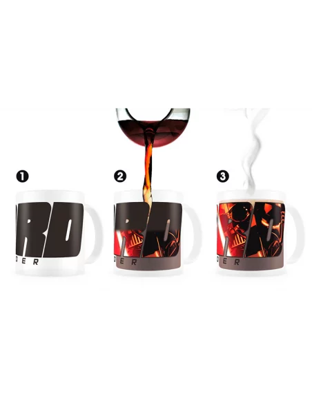 es::Star Wars Taza térmica Vader transparente