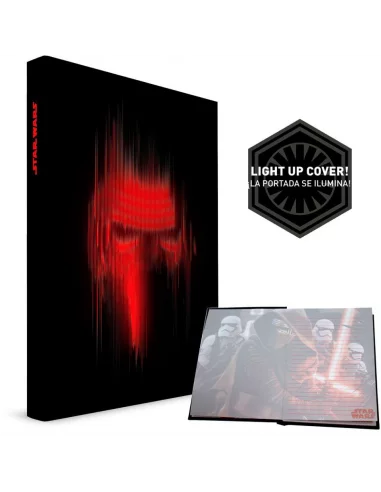 Star Wars: Kylo Rostro. Libreta con luz