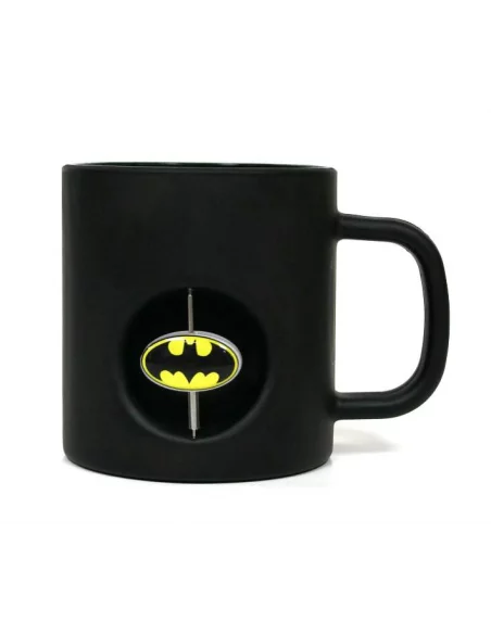 Taza DC Comics logo giratorio 3D Batman
