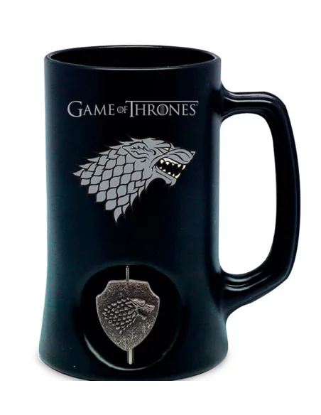 es::Juego de Tronos: Jarra Stark negra emblema giratorio