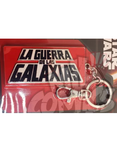 es::Star Wars Guerra de las Gallaxias Llavero metálico Logo en castellano