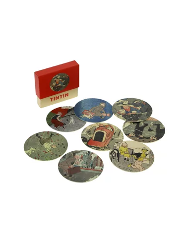 es::Posavasos Tintín Petit Vingtième - Set De 8
