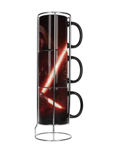 Star Wars Episodio VII Kylo Sable Set de 3 tazas a