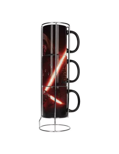 Star Wars Episodio VII Kylo Sable Set de 3 tazas a