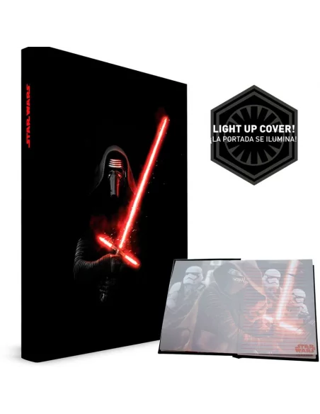 Star Wars: Kylo Sable. Libreta con luz y sonido