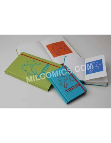 es::Libreta Tintín A6 Azul Con Elástico
